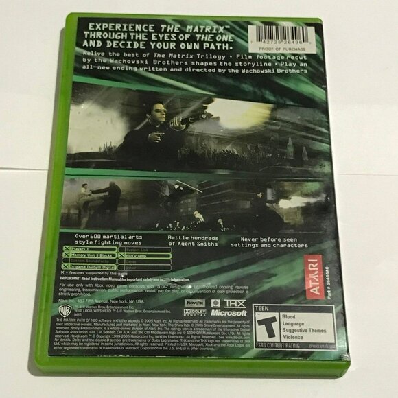 The Matrix Path of Neo for Xbox Original - Picture 2 of 4